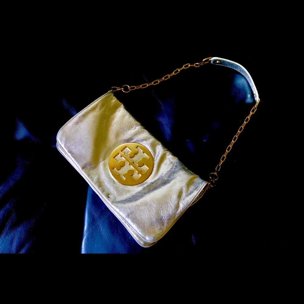 Golden Tory Burch Shoulder Bag